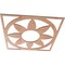 Ekena Millwork Blume Wood Fretwork Pierced Ceiling Medallion, Cherry, 26"OD x 9"ID x 1/4"T CMWP26X26X0250BLCH - alternate 2